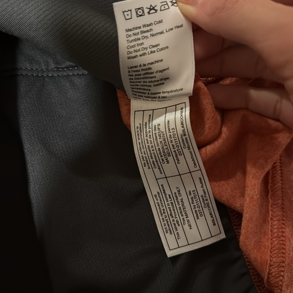 OROS Mens M  1/4 Zip Top Pullover Orange SolarCore Foam Insulated Mock Neck LS - Picture 6 of 6